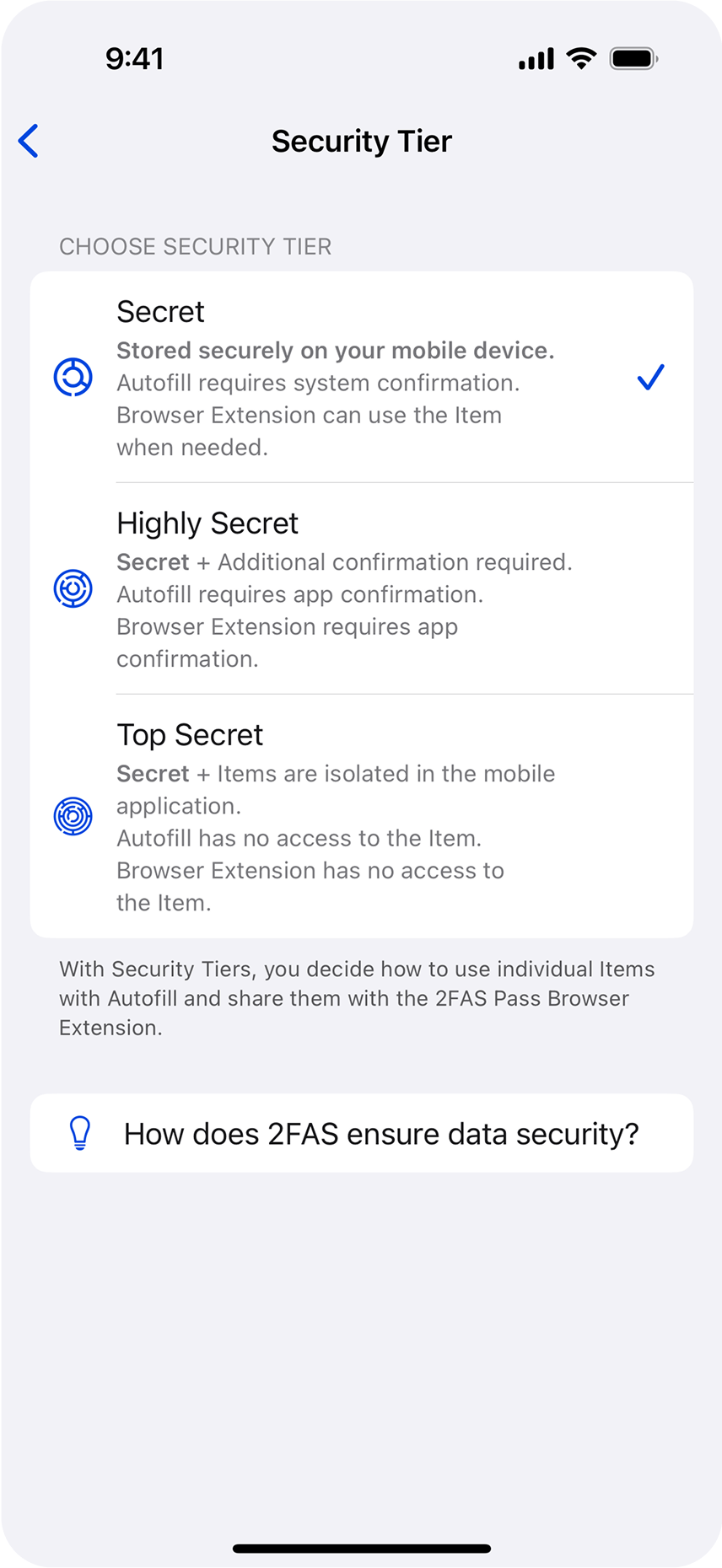 2FAS Pass App - Connect