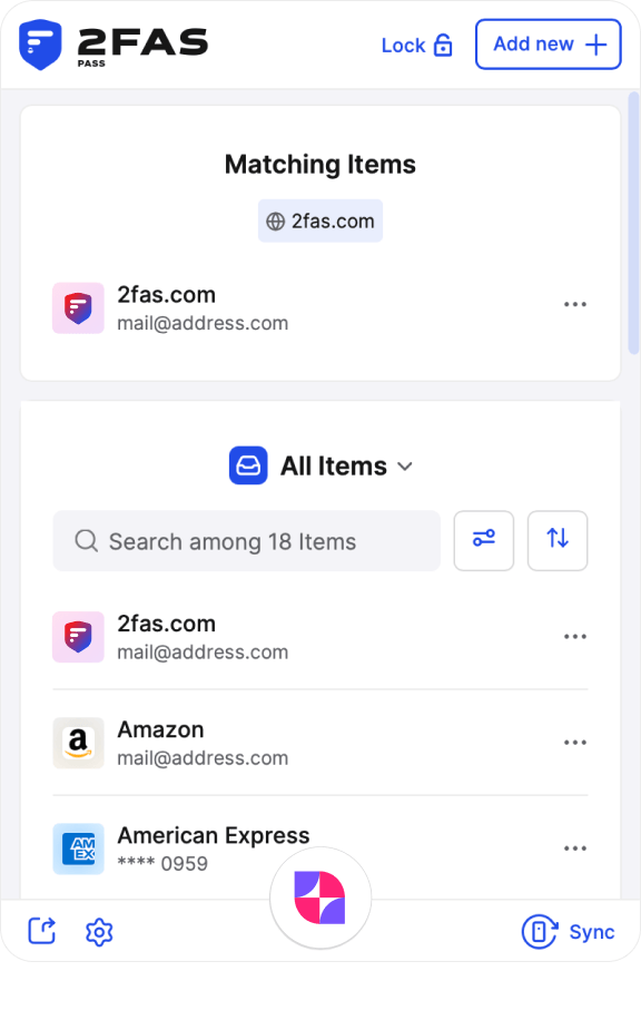 2FAS Pass Browser Extension