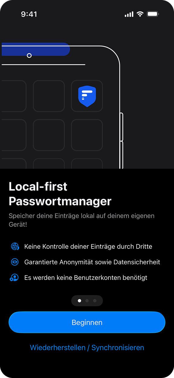 Kein Konto erforderlich
