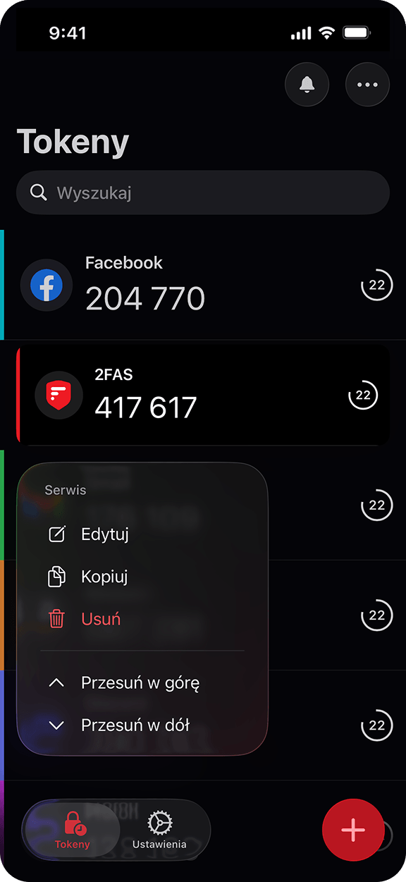 Personalizacja tokenów