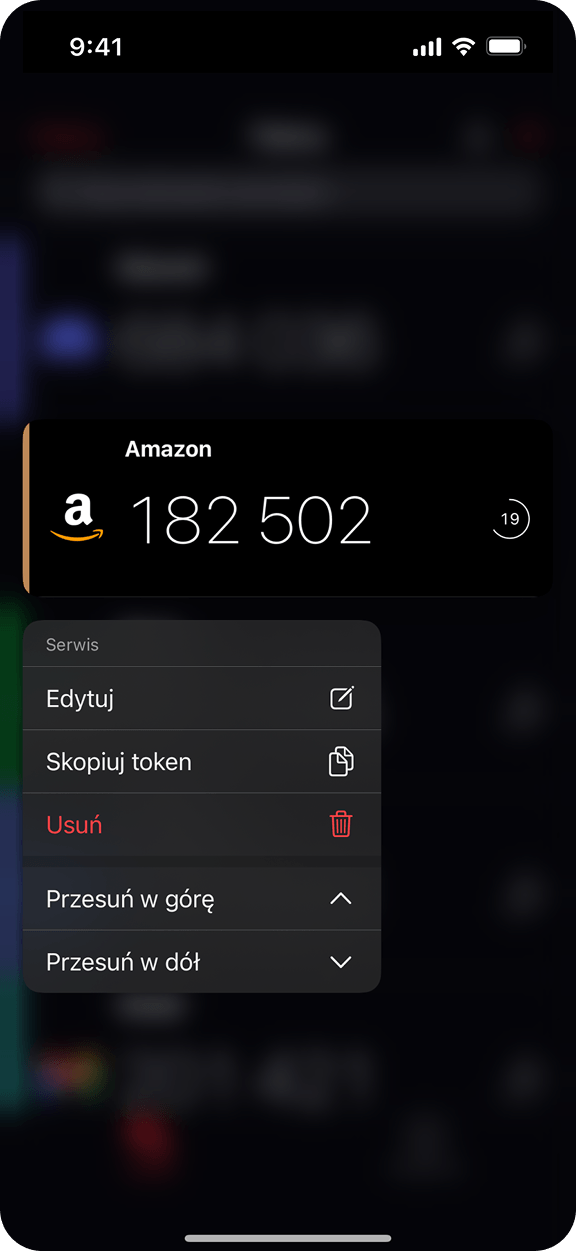 Personalizacja tokenów